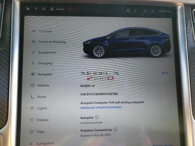Разборка TESLA MODEL X внедорожник (2015 - 2026)