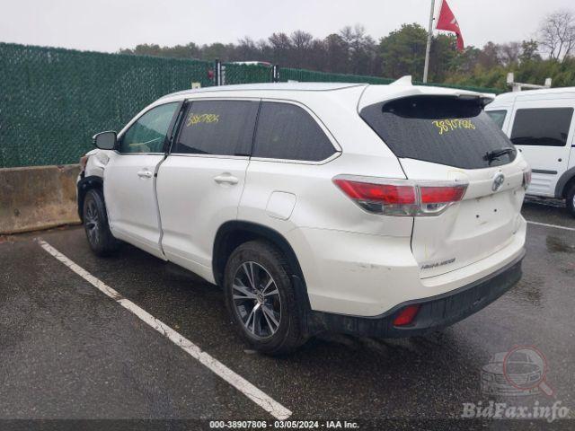 Розбірка TOYOTA HIGHLANDER III позашляховик (U5) (2013 - 2021)
