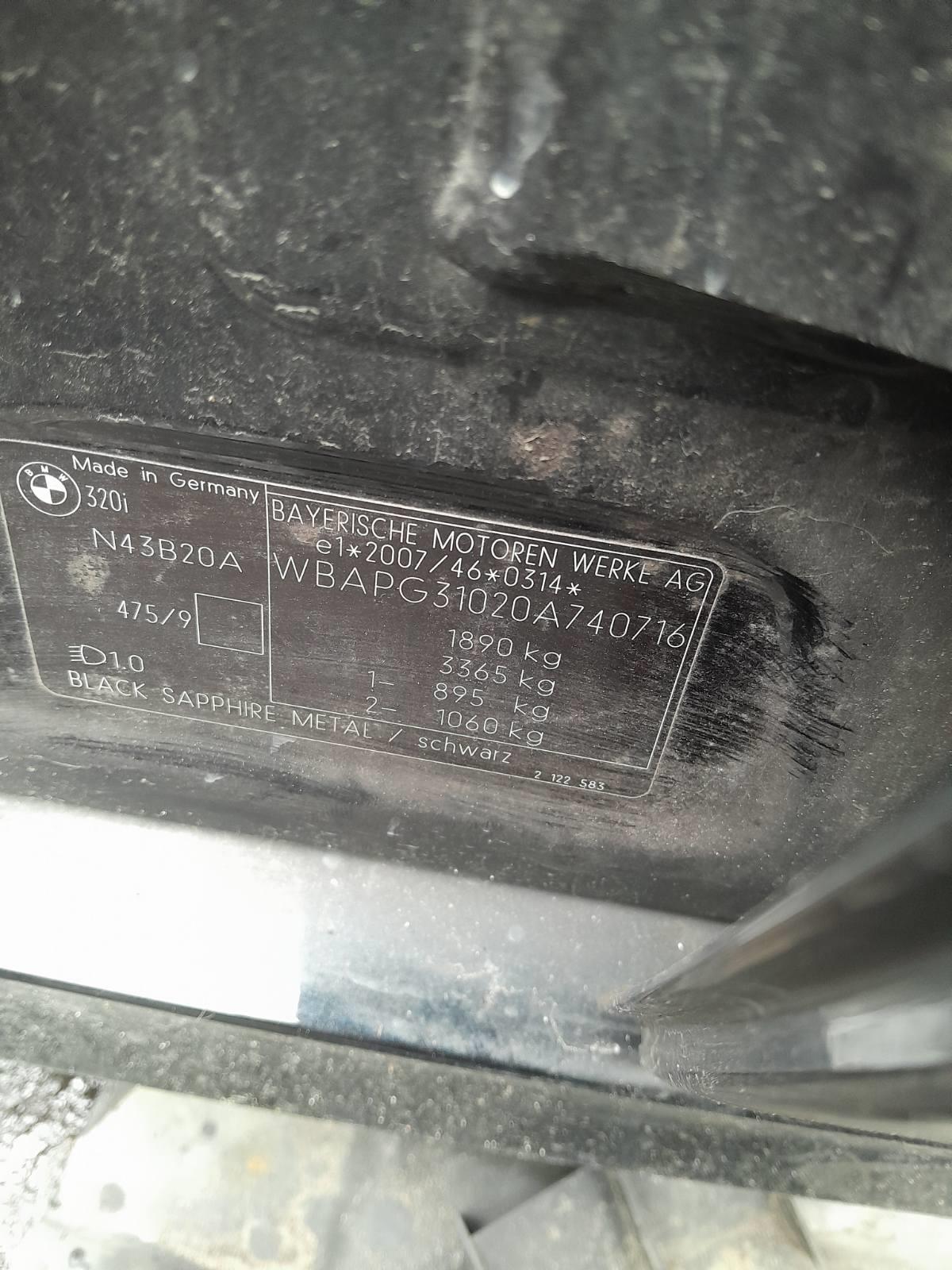 Разборка BMW 3 седан (E90) (2005 - 2011)