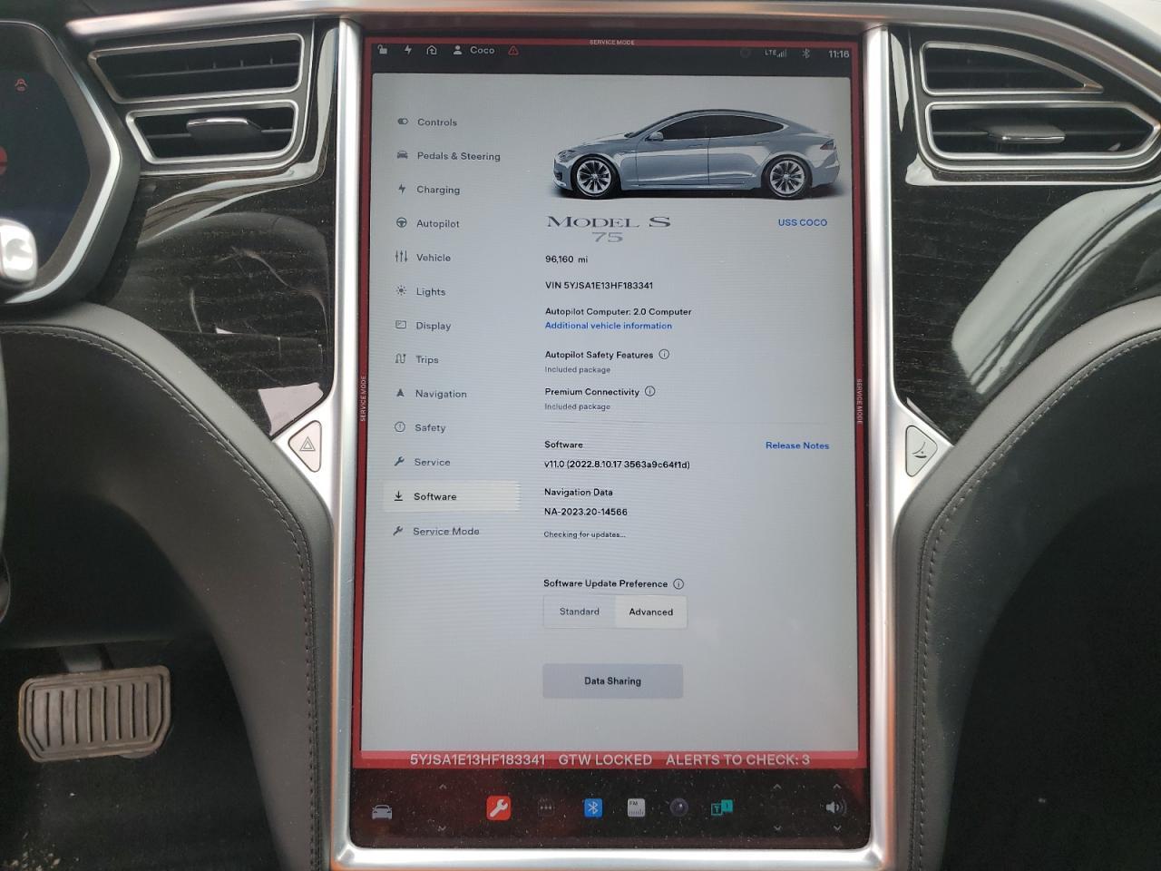 Разборка TESLA MODEL S лифтбек (5YJS) (2016 - 2026)