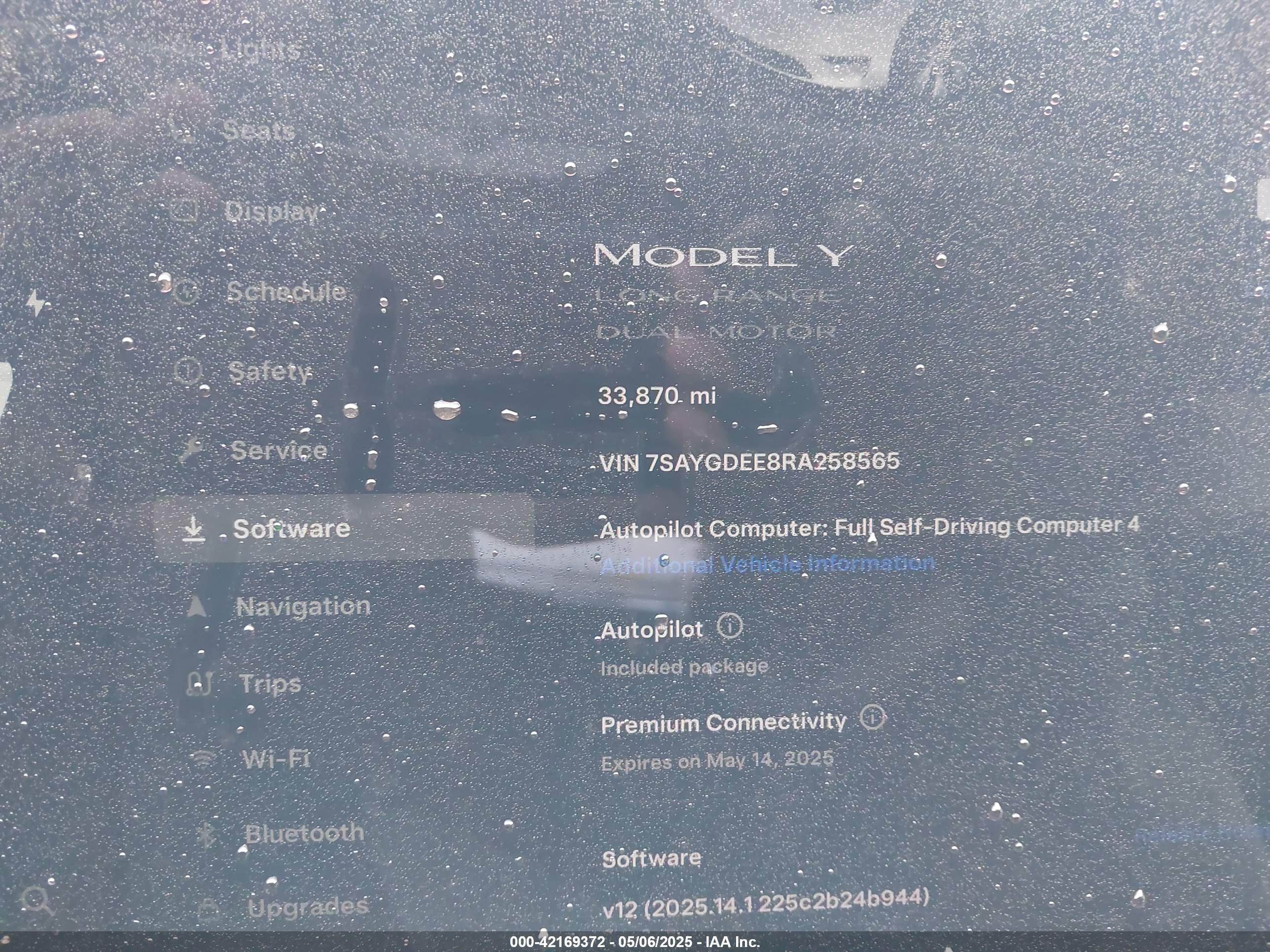 Разборка TESLA MODEL Y внедорожник (5YJY) (2019 - 2026)