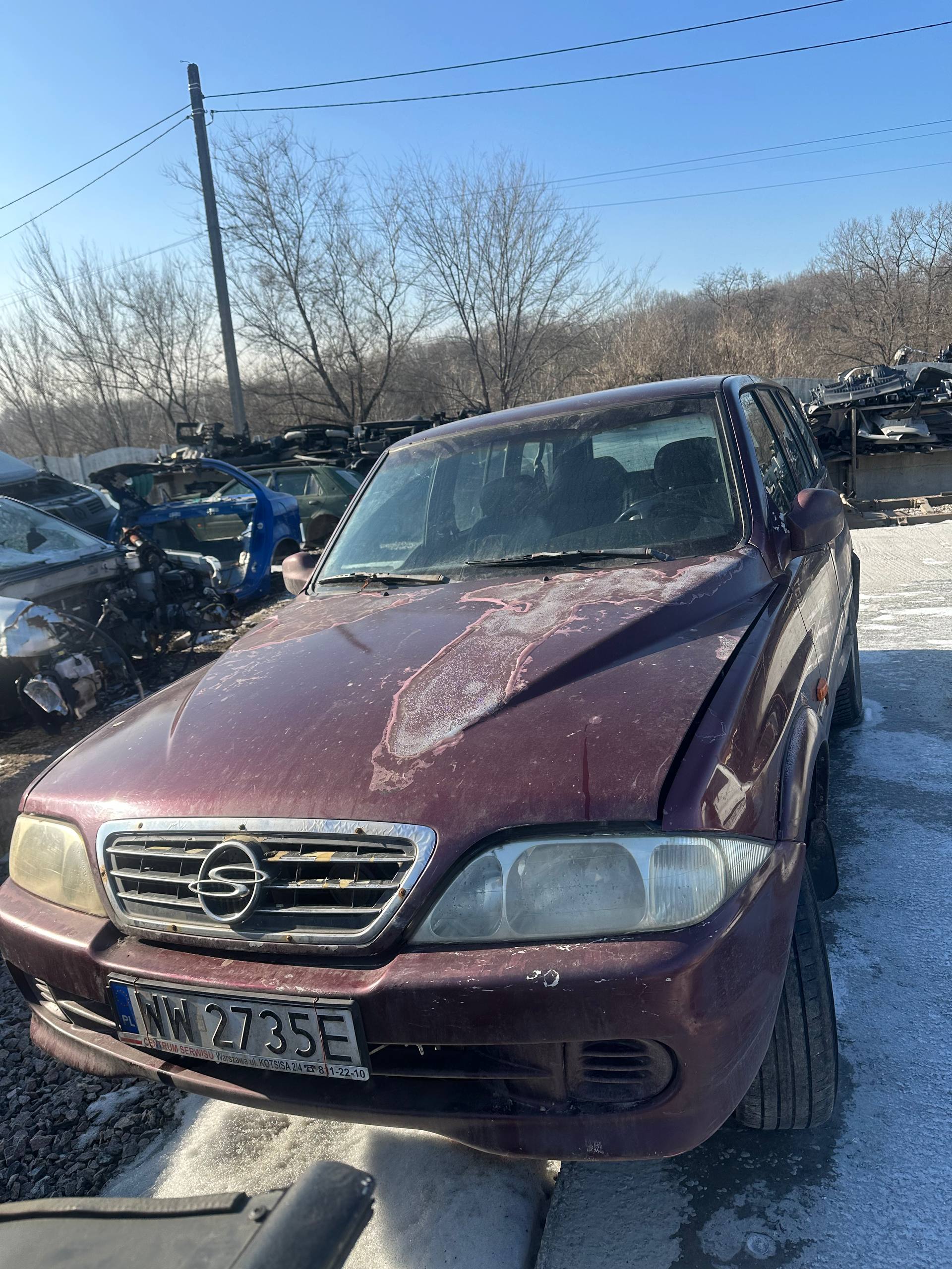 Разборка DAEWOO MUSSO внедорожник (FJ) (1999 - 2026)